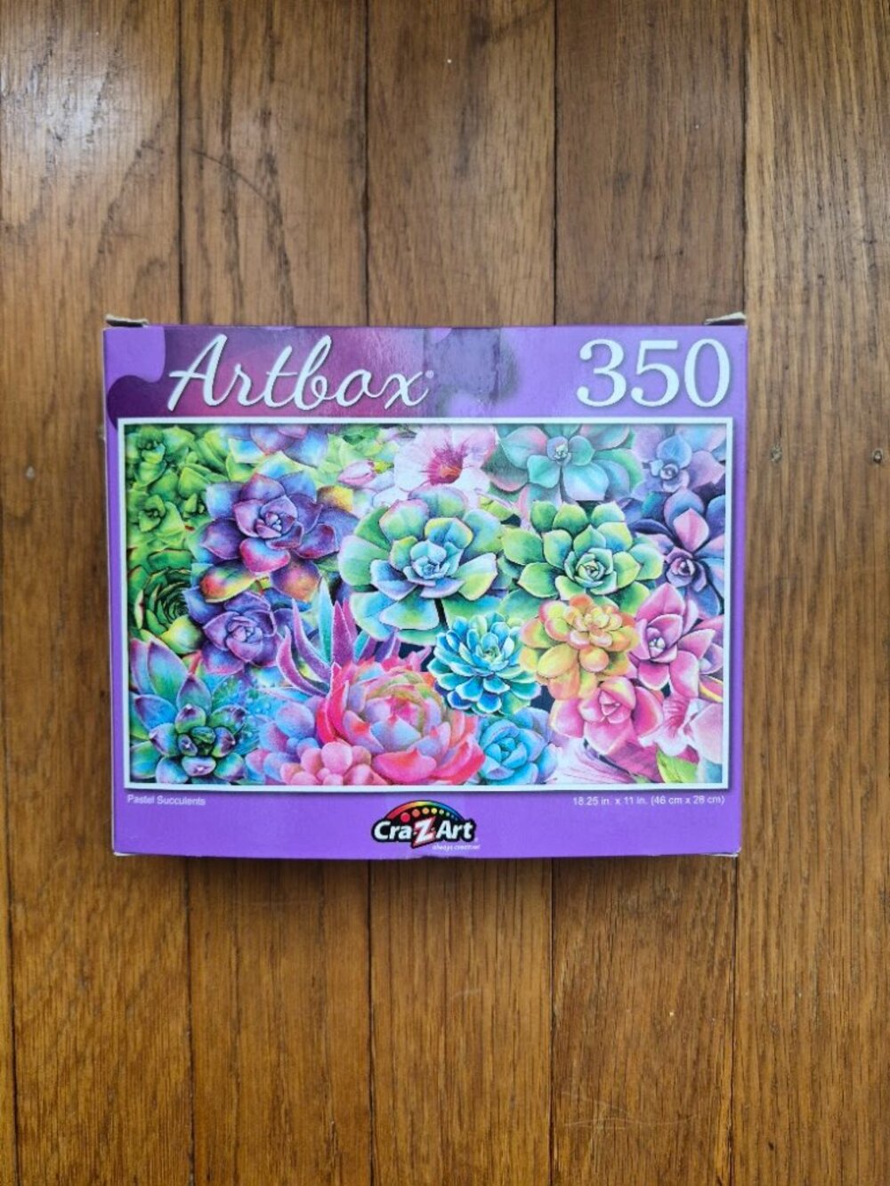 NEW Artbox 350 Piece Pastel Succulents Jigsaw Puzzle
